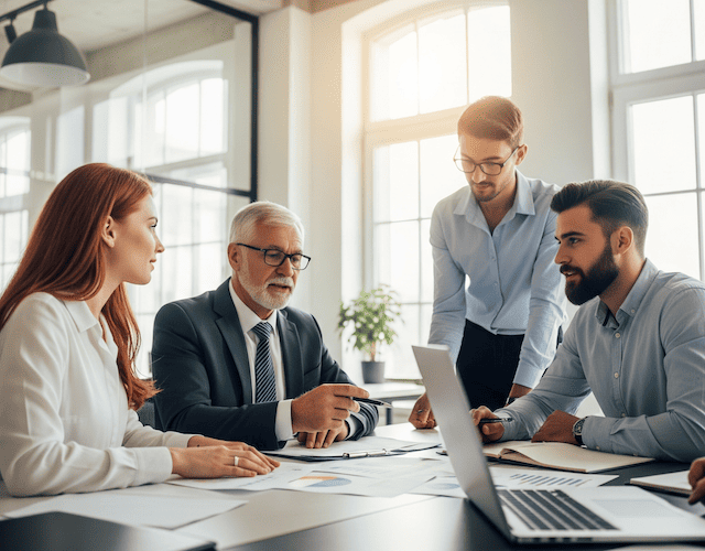 Commercial insurance professionals providing comprehensive business insurance solutions and coverage